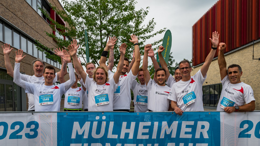 ELOMECH beim Mülheimer Firmenlauf 2023